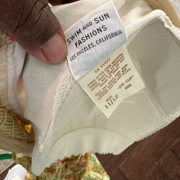 Deweese Design Vintage Floral Wide Leg Jimpsuit 11/12 - Picture 8 of 8